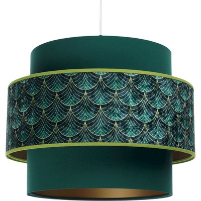 Suspension en velours, motif fleuri, Doblo BPS KONCEPT