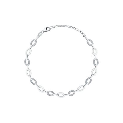 Bracelet en argent 925 et oxyde de zirconium CLEOR