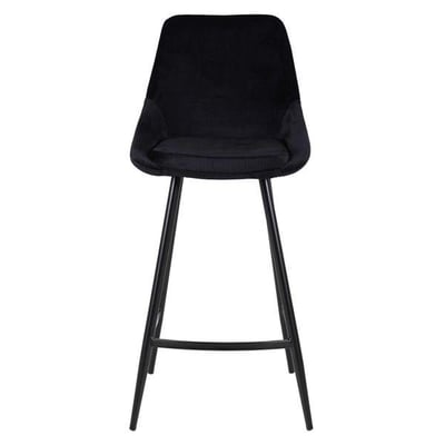 Chaise snack velours verte foncée ZAGO
