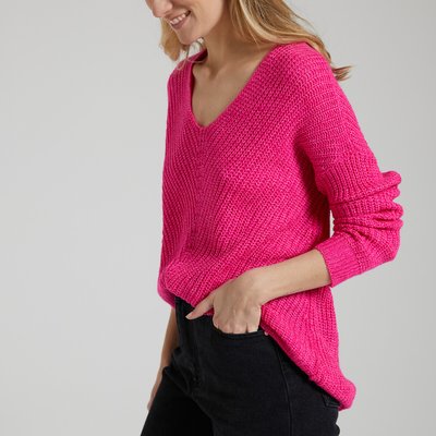 Fuchsia roze trui dames outlet