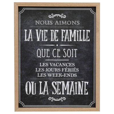 Cadre déco BISTROT ATMOSPHERA