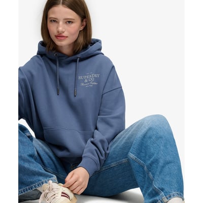 Sweat à capuche Luxe Casual Coupe Décontractée SUPERDRY