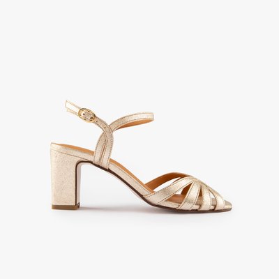 Sandale cuir pailleté VIVIANE MAISON TOUFET