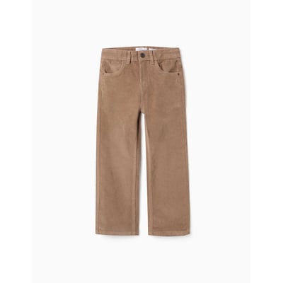 Pantalon à coupe droite en velours côtelé ZIPPY