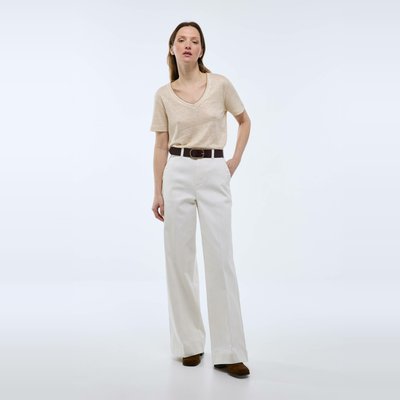 Jean large taille haute MONOPRIX