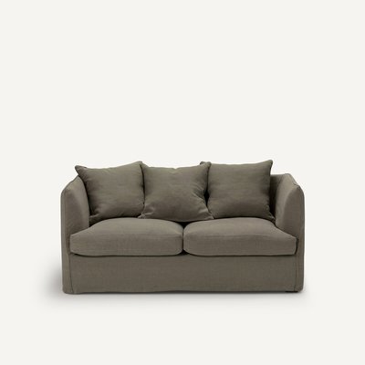 2-Sitzer-Sofa Néo Chiquito, Leinen Stonewashed AM.PM