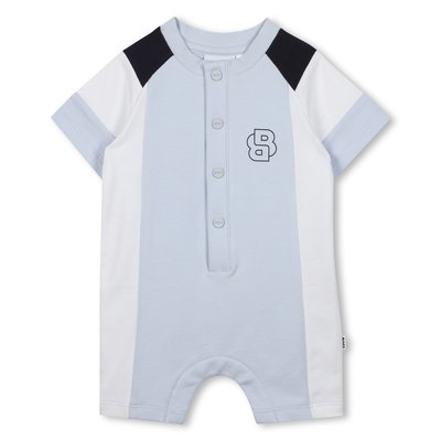 Salopette courte en éponge française BOSS KIDSWEAR