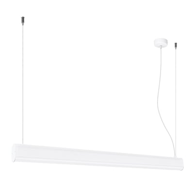 Suspension Aluminium Blanc LED 1 Farge EDEN