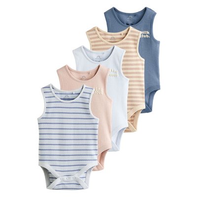 Body débardeur bébé 100 % coton, lot de 5 NEXT