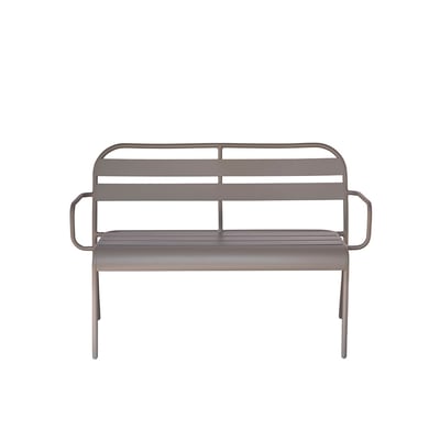 Banc de jardin en aluminium 2 places  ZÉPHIR BERAH GETAH