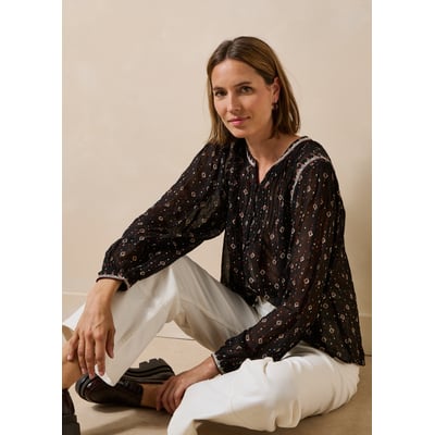 Chemise manches longues à imprimé LA FEE MARABOUTEE