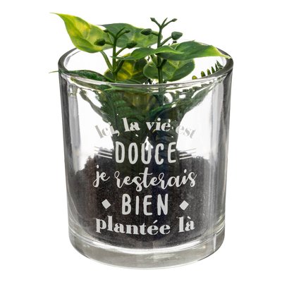 Plante artificielle MESSAGE ATMOSPHERA