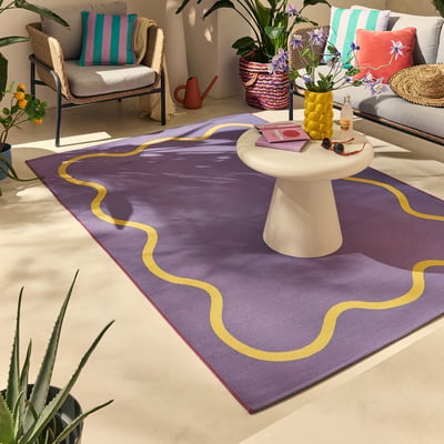 Tapis extérieur motif wavy POSITANO NAZAR RUGS