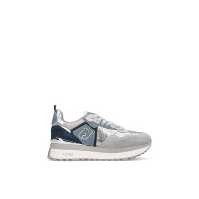 Sneakers à plateforme effet lamé LIU JO