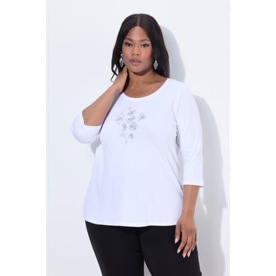 T-shirt évasé en coton Pima ULLA POPKEN