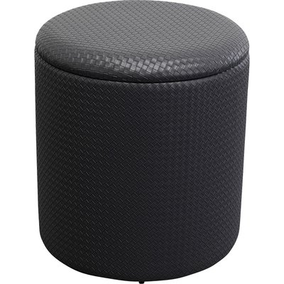 Tabouret-coffre en simili, VENEZIA KARE DESIGN