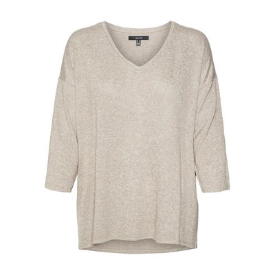 V-Neck Jumper in Fine Knit VERO MODA