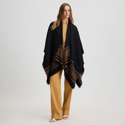 Poncho avec logo monogramme LIU JO