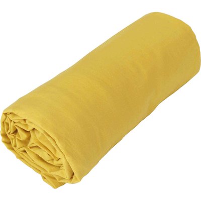 Drap housse jersey uni en 100% coton TRADILINGE