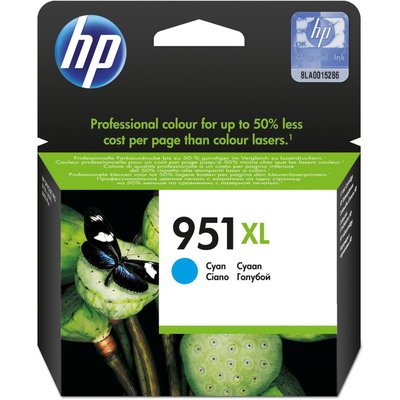 Cartouche d'encre N°951XL Cyan HP