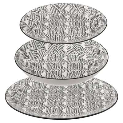 Service de table 18 pièces en porcelaine BOHEMIA SECRET DE GOURMET