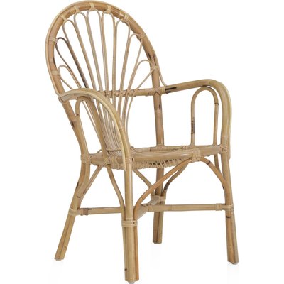 x2 fauteuils rotin naturel style manau et junco ambiance bohème RECOLLECTION