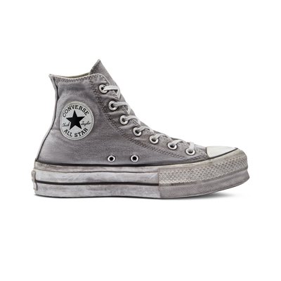 Baskets CHUCK TAYLOR ALL STAR LIFT PLATFORM SMOKED CANVAS CONVERSE