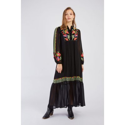 Robe longue brodée ELIANE DERHY