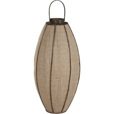 Photophore naturel en jute et bambou esprit scandinave RECOLLECTION