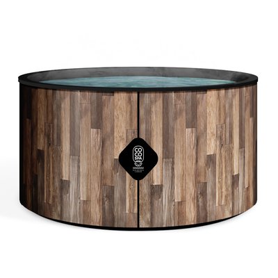 Spa gonflable chauffant & massant imitation bois COCO SPA