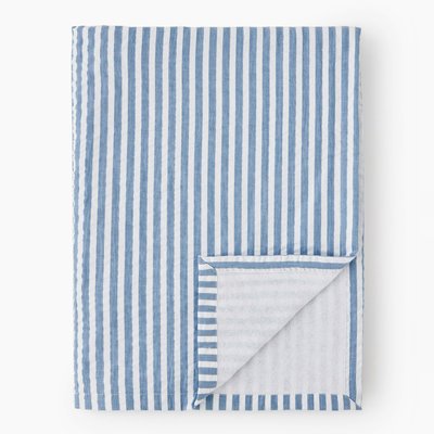 Fouta doublée imprimé, 100x180cm. Extérieur en coton issu de l_agriculture biologique MONOPRIX