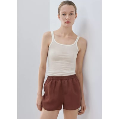 Top lyocell laine sans couture MANGO