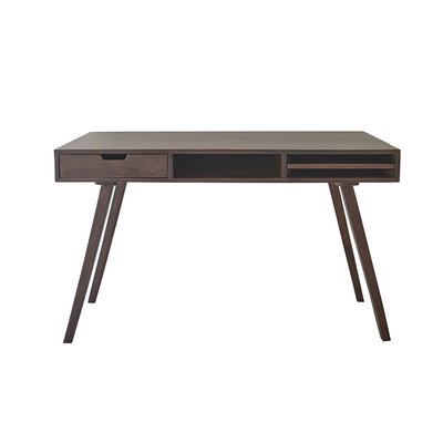 Bureau en bois de manguier 120 cm  BRUNE BERAH GETAH