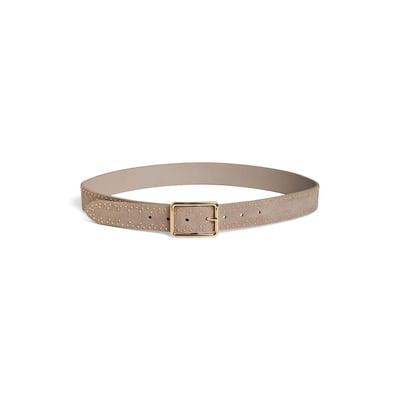 Ceinture en cuir suédé cloutée, Ada PIECES