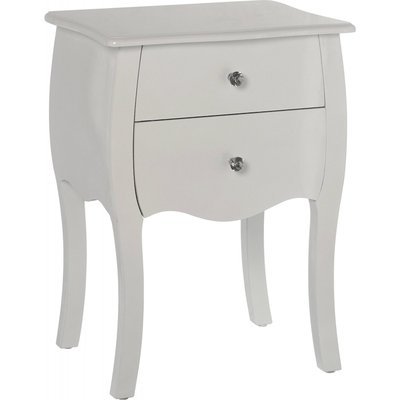 Table de chevet en bois, 2 tiroirs RECOLLECTION