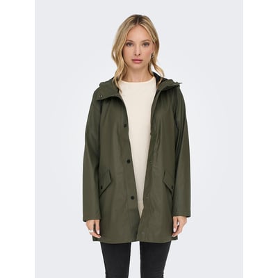 Manteau mi-long à capuche ONLY