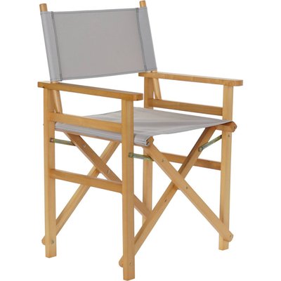 Chaise extérieure élégante en pin  et polyester RECOLLECTION