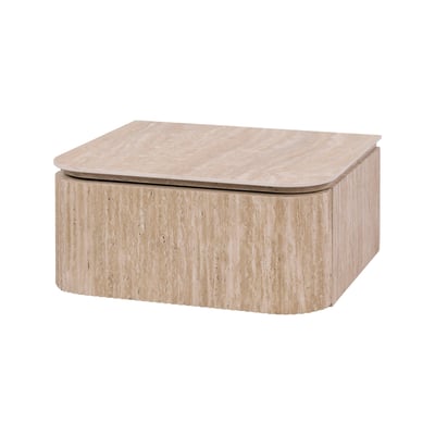 Table de chevet suspendue 1 tiroir bois et céramique ASCOLI PIER IMPORT