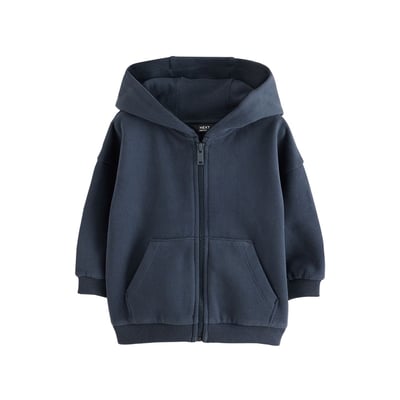 Sweat à capuche doux zippé NEXT