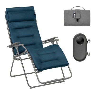 Ensemble fauteuil relax XL avec porte gobelet et housse - FUTURA XL LAFUMA MOBILIER