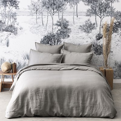 Housse de couette unie en lin lavé, Made in France, NOUVELLE VAGUE ALEXANDRE TURPAULT