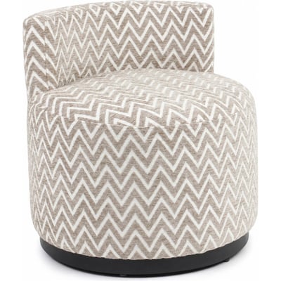 Fauteuil lounge compact à motif chevron RECOLLECTION