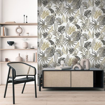 Papier peint jungle coco exotique HEXOA