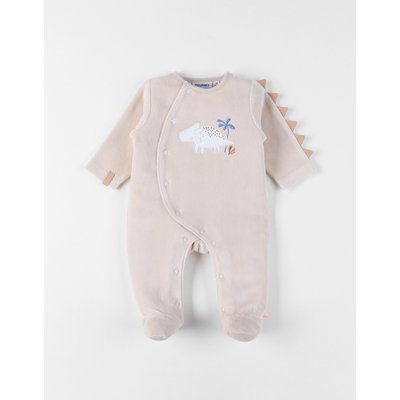 Pyjama bébé, Velours brodé NOUKIE'S