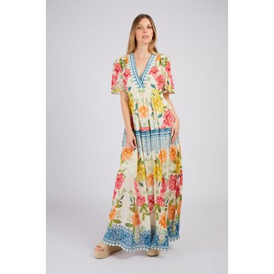Vestido largo PHILATELIE DERHY