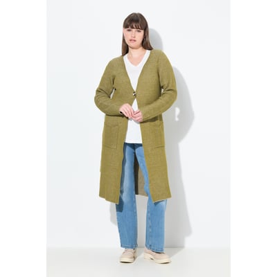 Cardigan long en coton bio ULLA POPKEN