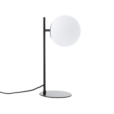 Lampe à poser métal acier et verre opaline, Atea LA REDOUTE INTERIEURS