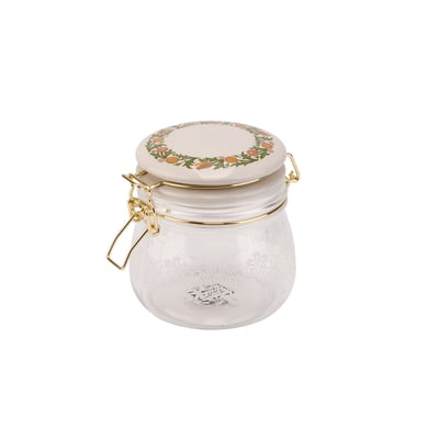 500ml Kitchen Garden Cliptop Glass Storage Jar WILLIAM MORRIS AT HOME
