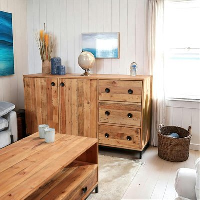 Buffet enfilade 150 cm en bois recyclé CANBERRA PIER IMPORT