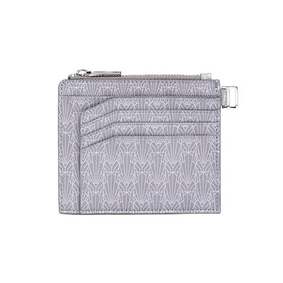 Porte-cartes zip 100% cuir DRAEGER PARIS
